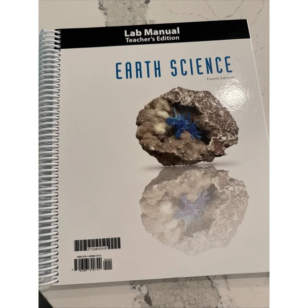 BJU Earth Science 4th Edition 8th Grade Textbook And Teacher Lab Manual